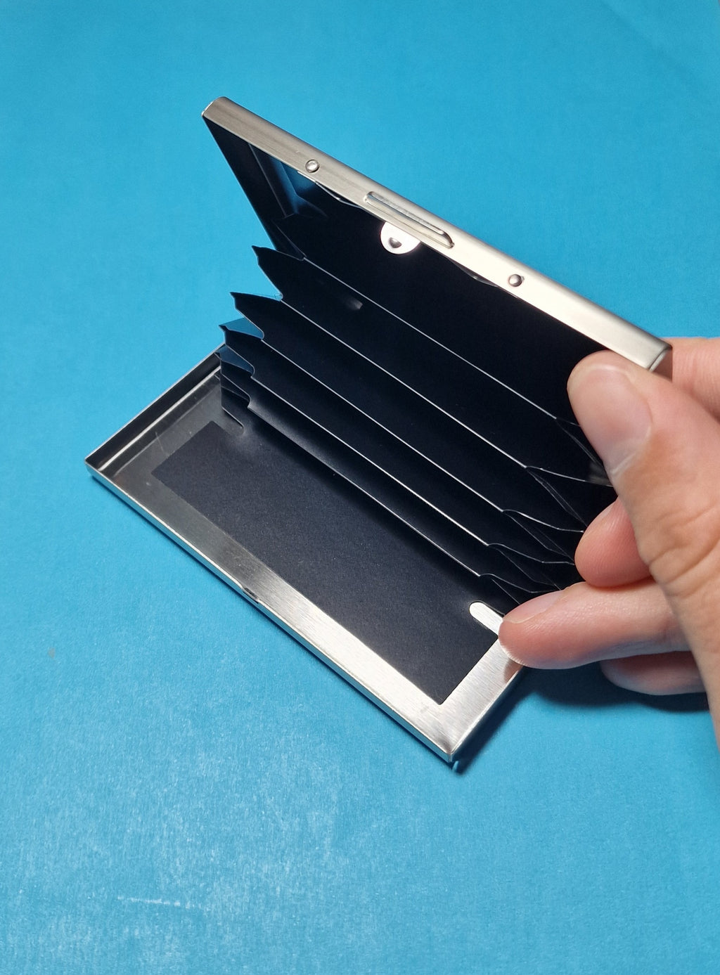 RFID Blocking Stainless Steel Wallet image 2