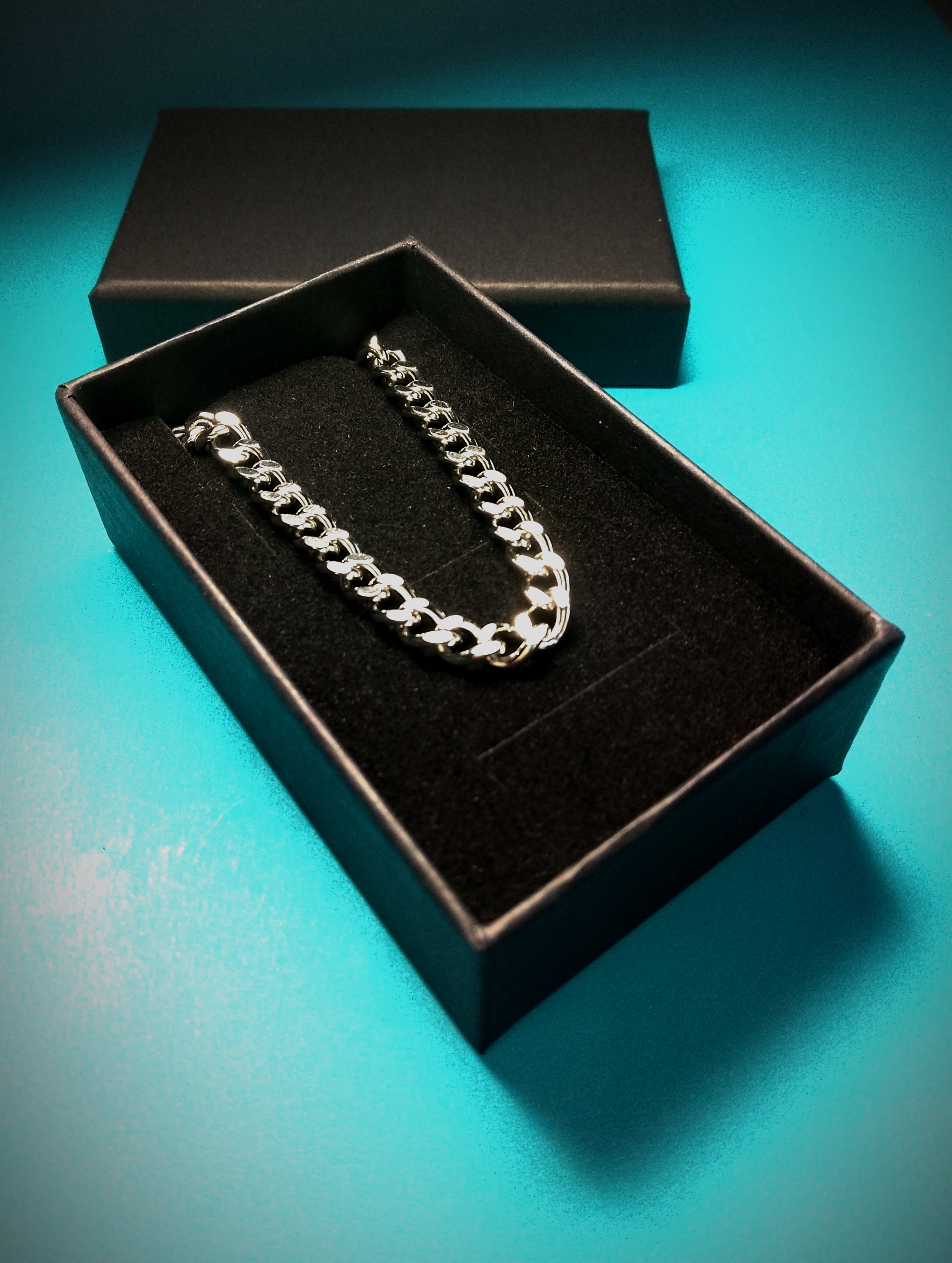 50cm Stainless Steel Curb Chain Necklace image 3