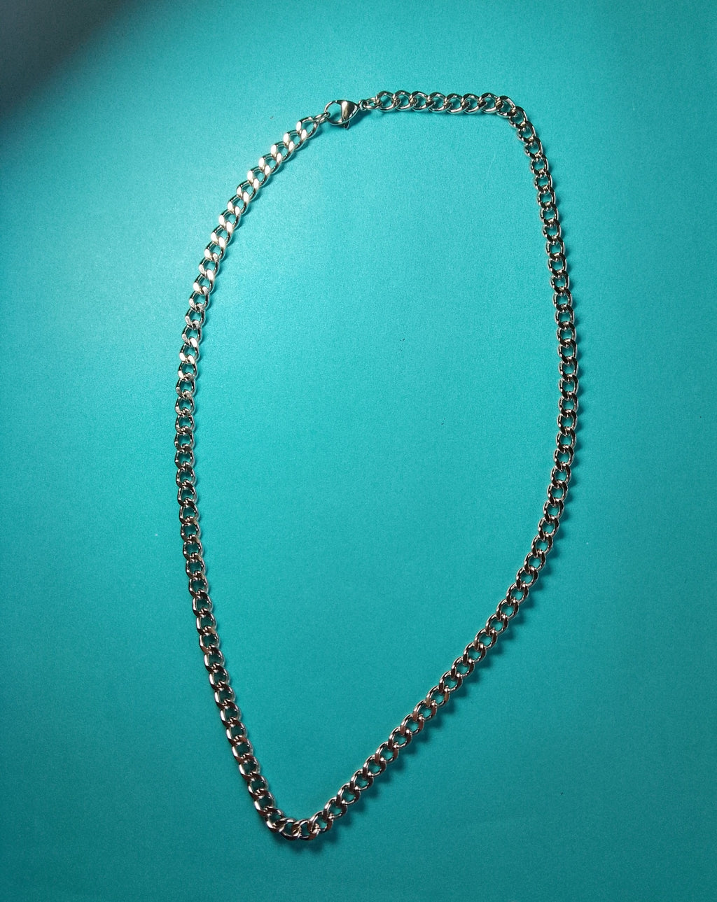 45cm Stainless Steel Curb Chain Necklace image 1
